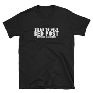 Tie Me To Your Bedpost (Black/Navy) T-Shirt